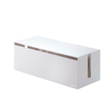 YAMAZAKI Web Caja de Cables, Plástico policarbonato, Blanco, Talla única