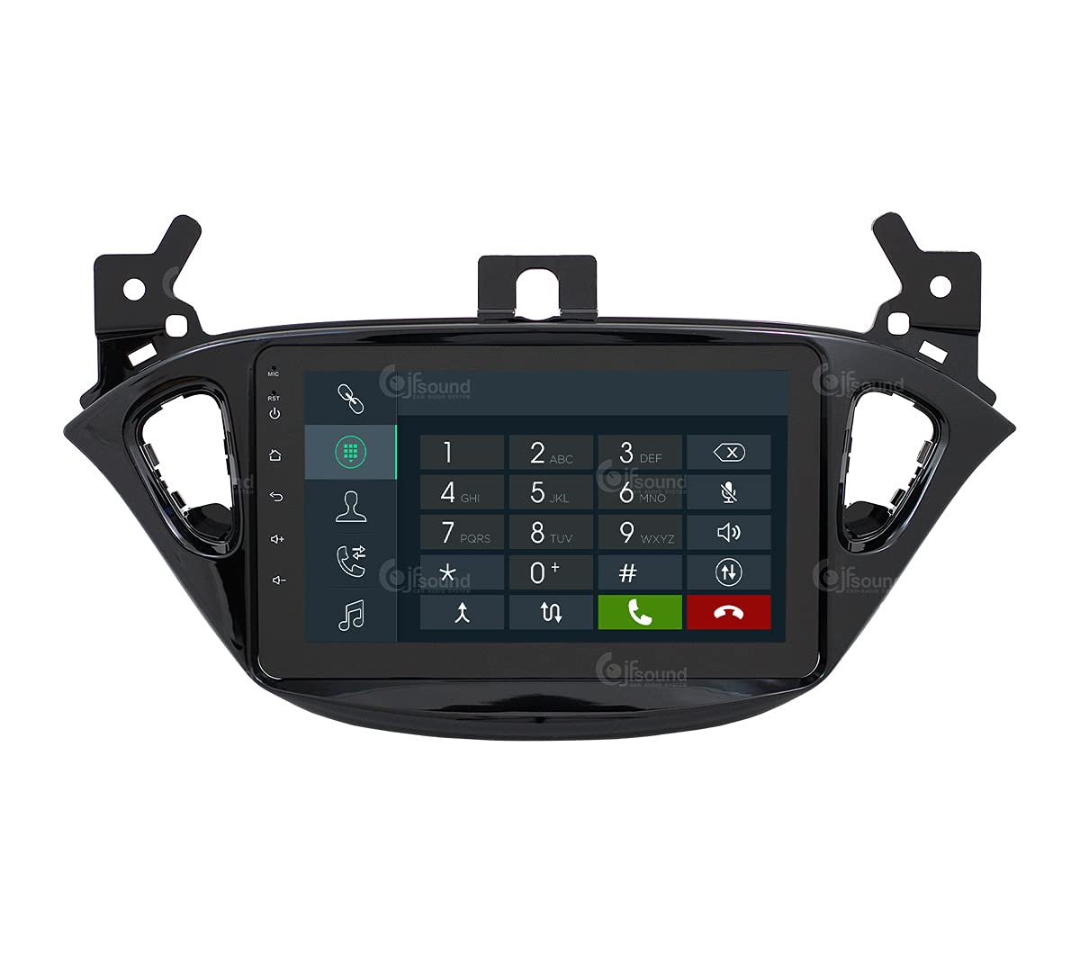 Autorradio de Ajuste Personalizado para Opel Corsa E Android GPS Bluetooth WiFi Dab USB Pantalla táctil Full HD 8" procesador de 8 núcleos y comandos de Voz