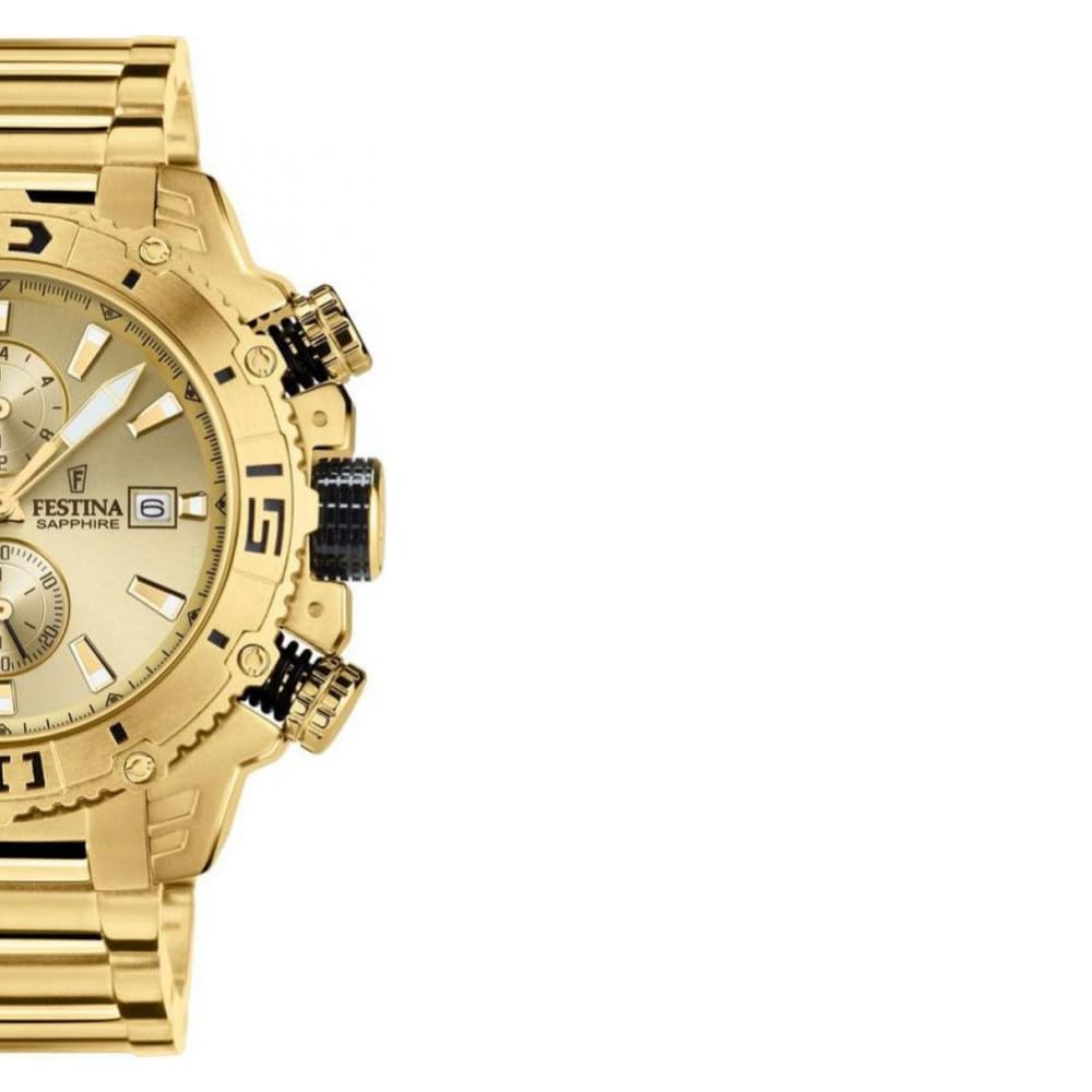Reloj FESTINA para Hombre F20492/1 Prestige Caja de Acero Inoxidable 316l Dorado Correa de Acero Inoxidable 316l Dorado