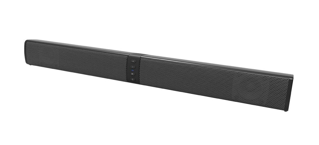 Xoro Barra de Sonido Bluetooth 2 en 1 HSB 55 con 4 x 5 W de Potencia, diseño Compacto, se Puede Utilizar como Altavoz estéreo Independiente o Barra de Sonido, tecnología TWS, batería de 4000 mAh