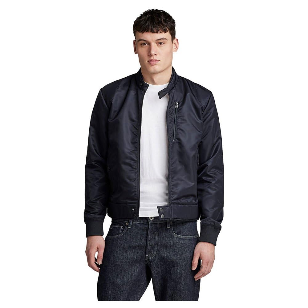G-STAR Para Hombre Chaqueta Biker, Azul (salute D24281-C143-C742), L