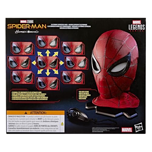 Marvel Legends Series, Spider-Man, Máscara electrónica expresiva
