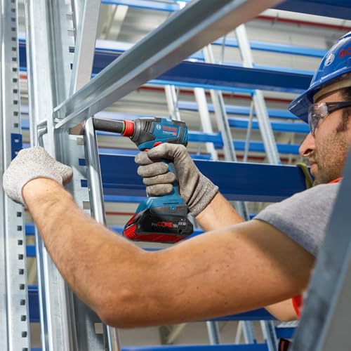 Bosch Professional 18V System GDX 18V-200 + GSR 18V-55 - Set llave de impacto + atornillador a batería (2 baterías x 4.0 Ah, en maletín)