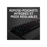 Logitech G G213 Teclado RGB para gaming, AZERTY, Layout Francés, Negro