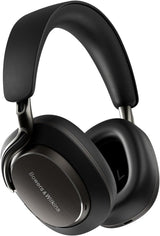 Bowers & Wilkins Px8 S2 Auriculares Circumaurales Inalámbricos con Cancelación de Ruido, Bluetooth, Carga Rápida - Onyx Black