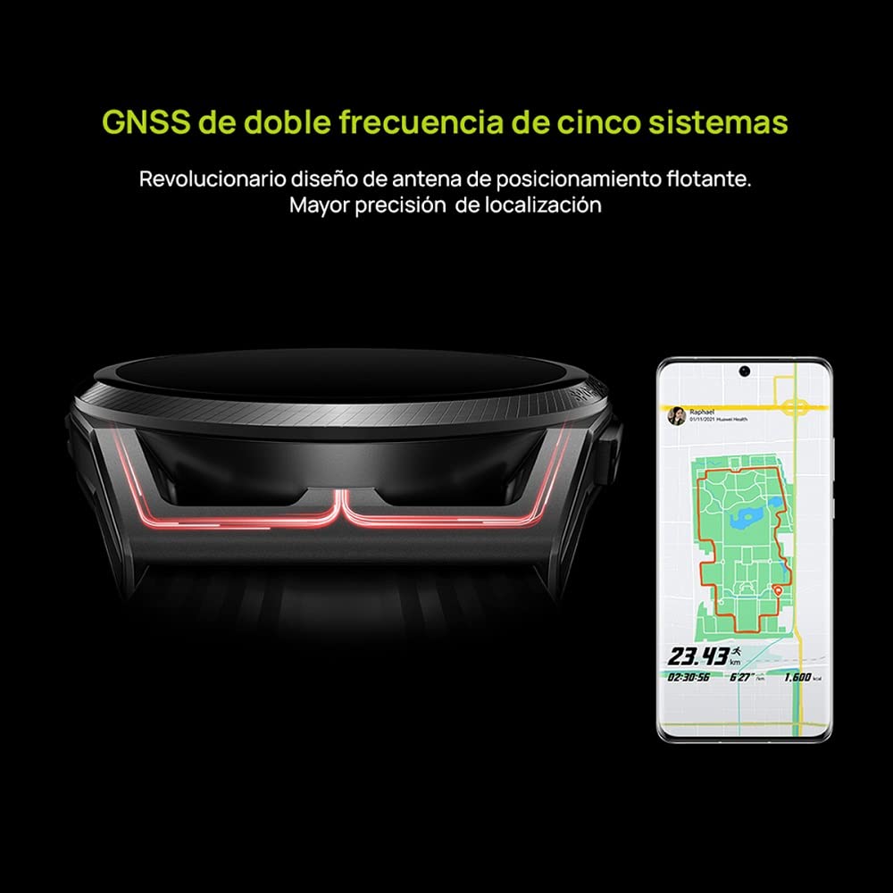 HUAWEI Watch GT Runner, Smartwatch con Programa de Running científico, monitoreo preciso a Tiempo Real de la frecuencia cardíaca, Entrenador Personal IA, cómodo y Ligero, 2 semanas de batería, Gris