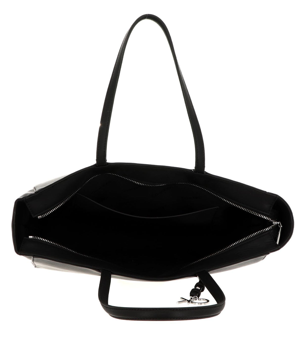 Calvin Klein Bolso Tote Mujer Ck Must Shopper mediano con cierre de cremallera, negro (Ck Black), talla única, Negro (Ck Black), Talla Única