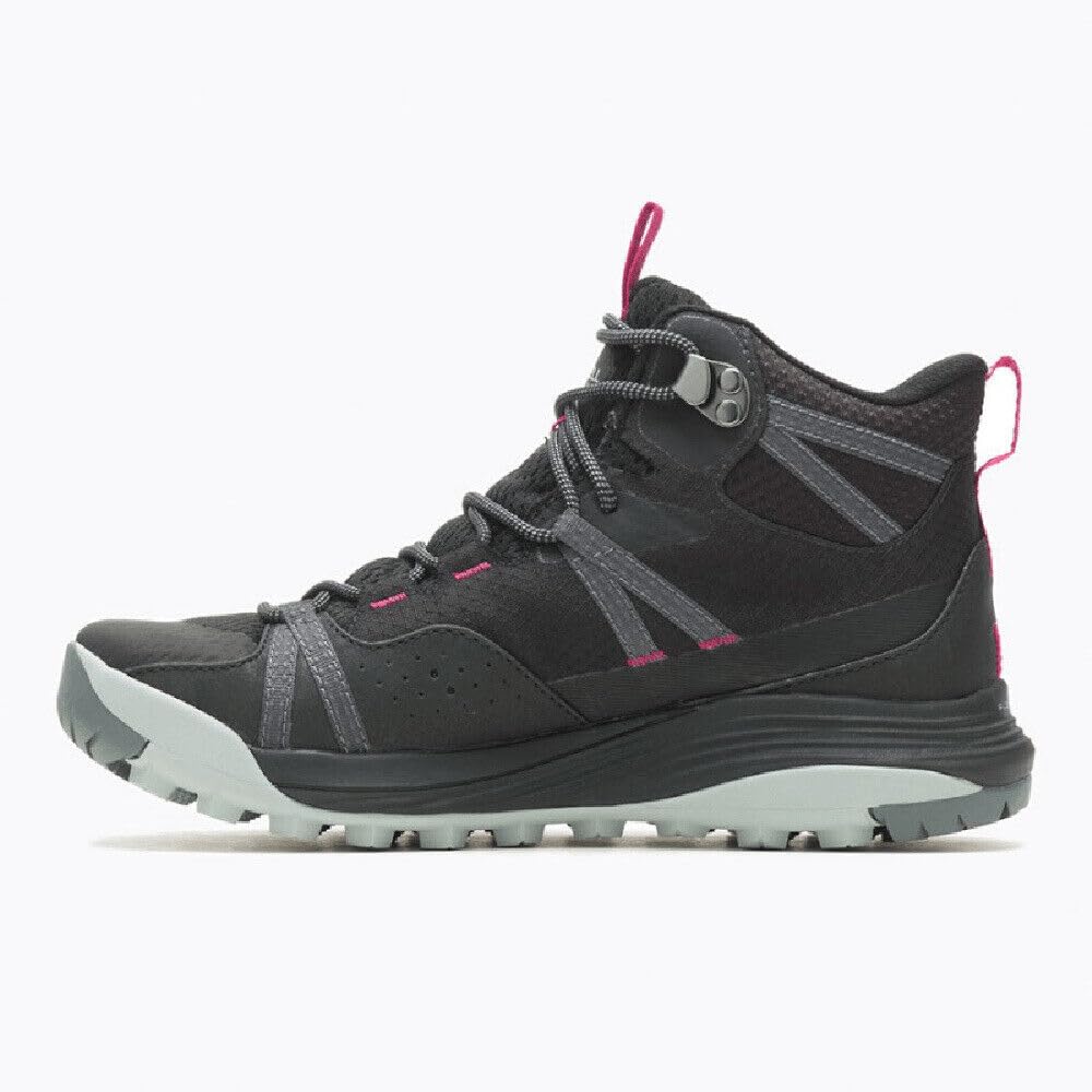 Merrell Siren 4 Mid GTX-Black, Zapatillas Mujer, 40 EU
