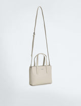 Calvin Klein Bolso bandolera Mujer Mini Tote pequeño, Elfenbein (Marfil), Talla Única