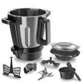 Cecotec Robot de Cocina Multifunción con Dispensador de Alimentos Mambo CooKing Victory. 1700W, 45 Funciones, Miles de Recetas Guiadas, Jarra Victory de 4,5L, Accesorios: Vaporera o Cesto para Hervir