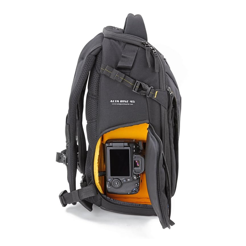 Vanguard Alta Rise 45 - Mochila fotográfica Profesional para cámara, Objetivos y portátil