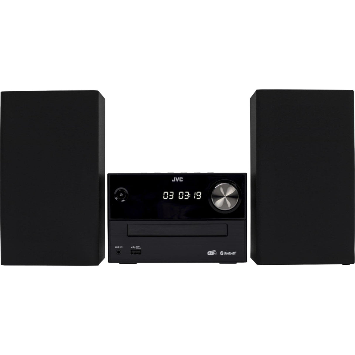 JVC UX-C25DAB - Sistema Micro Hi-Fi con CD, USB, Bluetooth, Dab+, FM, Line-In e IR, Negro