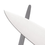 WMF Grand Gourmet - Afilador 36 cm con Varilla Insertada de Acero Templado Completamente Forjado, Grano Fino para Cuchillos de Borde Recto