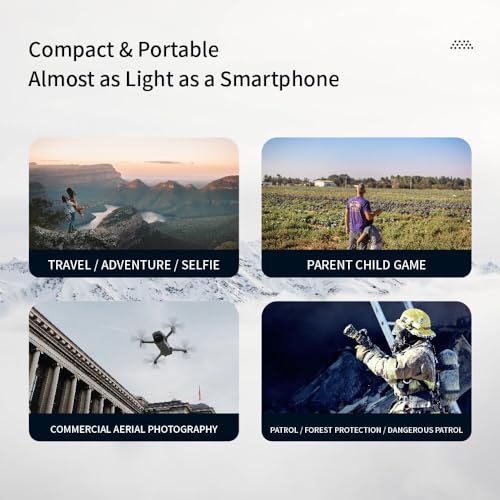 LUXWALLET Valkyrie Pro – 5 Ghz WiFi GPS Drone - 4K Camera Drone – 3 Assige Gimbal Drone – Geen Vliegbewijs – Return To Home – Borstelloze Motor – Grijs