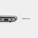 Dell 15 Portátil DC15255 – 15,6" FHD 120Hz, AMD Ryzen 7 7730U, 16GB RAM, 1TB SSD, AMD Gráficos Radeon™, Webcam HD, Windows 11 Home, Teclado QWERTY Español, Color Negro
