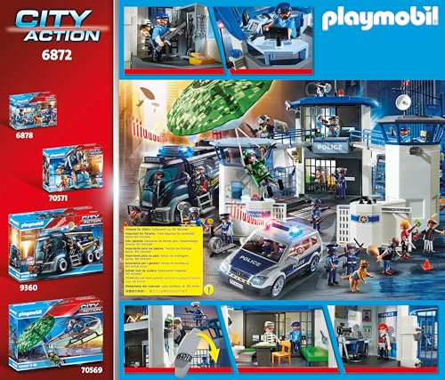 PLAYMOBIL 6872 – Policía de Central de Comando con prisión
