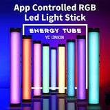 YC Onion LED iluminación de vídeo Bolsillo fotografía luz luz Fluorescente LED, con conexión de Control aplicación, CRI98 +, TLCI 98+, Color RGB 0-360, Temperatura de Color Ajustable 3200k-6200