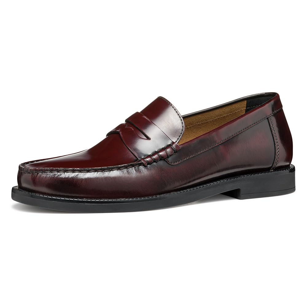 Geox U RECANATI B, Mocasín Hombre, Wine, 46 EU