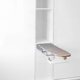 Tabla de Planchar extraíble con fijación integrada, Plegable, Ahorra Espacio para Mueble y cajones, 55 x 42,5 x 11 cm, de aleación de Acero