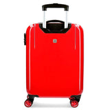 Hello Kitty Castle Maleta de Cabina Rojo 38x55x20 cms Rígida ABS Cierre combinación 35L 2,3Kgs 4 Ruedas Equipaje de Mano