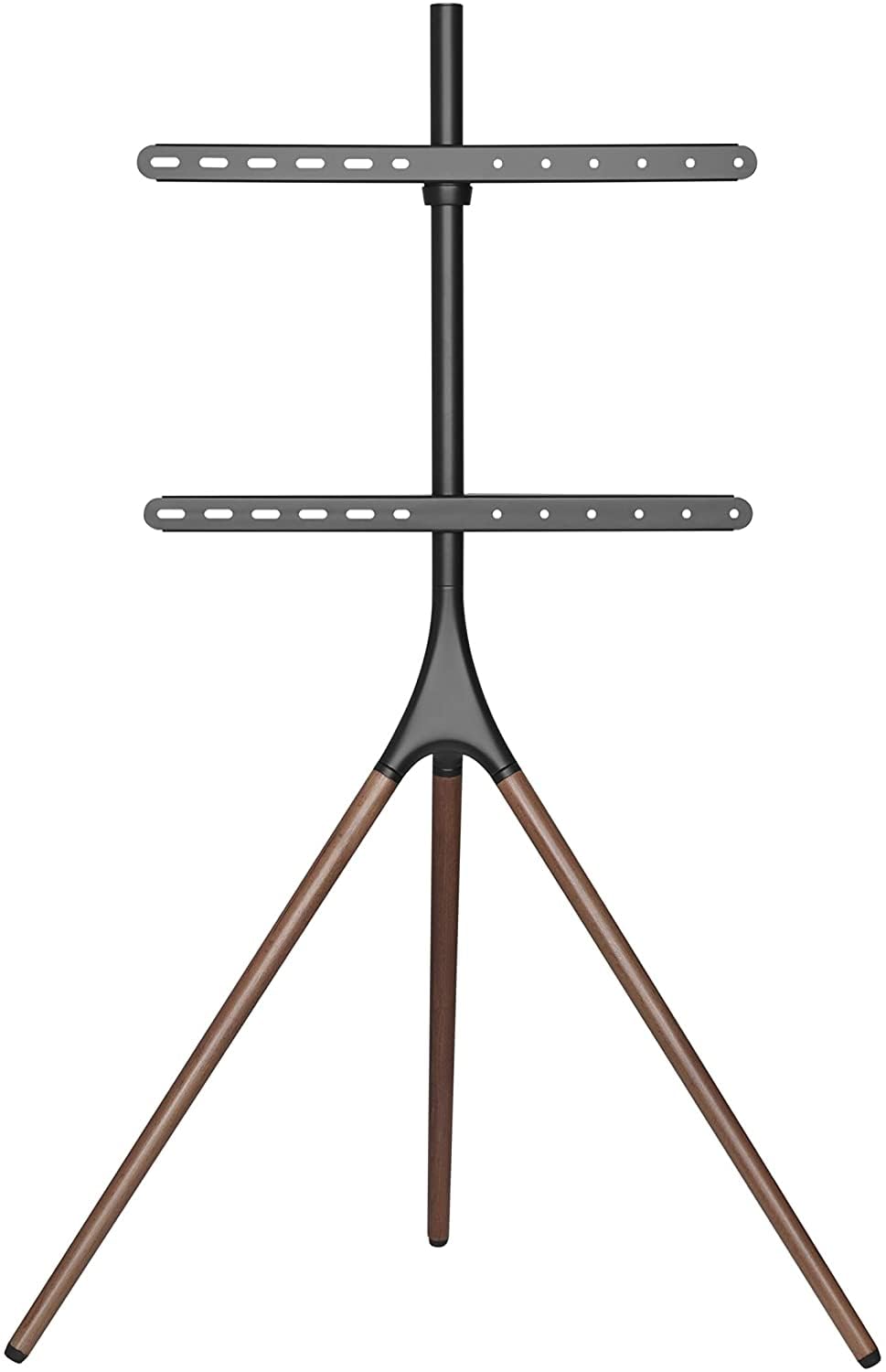 Techly 105209 Soporte de Suelo para Pantalla LCD/LED/Plasma 45-65" Estilo de Caballete Nuez Oscuro