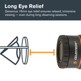 Celestron 93426 X-Cel LX Series: ocular de 1,25'', 25 mm