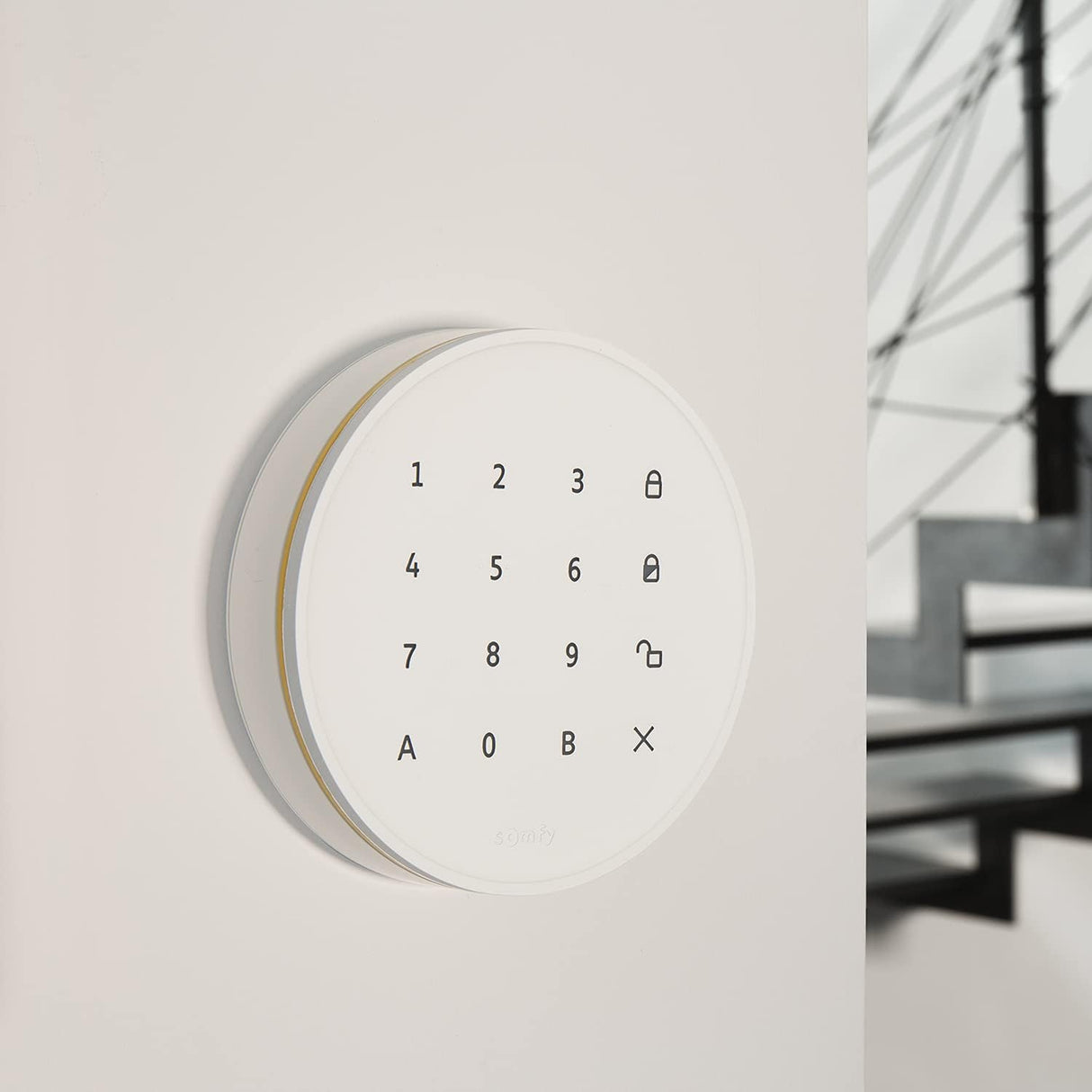 SOMFY 1875259 - Alarma de hogar Avanzada, Sistema de Alarma con conexión inalámbrica, Somfy Protect, Compatible con Alexa, Asistente de Google y Tahoma, Blanco