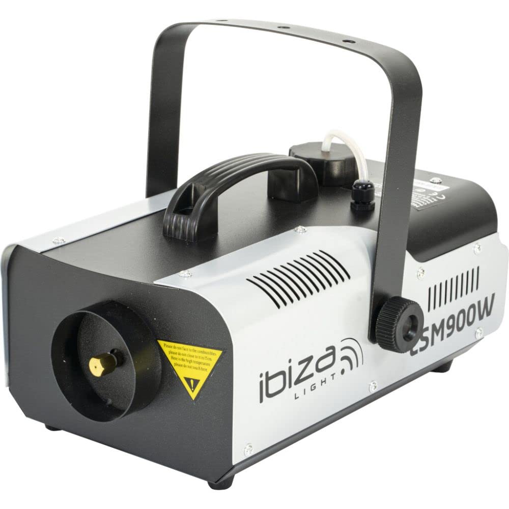 Ibiza - LSM900W - Máquina de humo de 900W con control remoto - Negro y gris