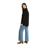 Morgan - Abrigo para mujer (talla 38), color negro, Negro, 38