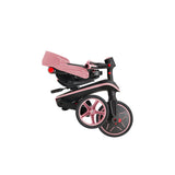 Globber Tricycle Explorer 4 en 1 - Triciclo Plegable y escalable en draisiana para niños de 10 Meses a 5 años - Pastel Rose