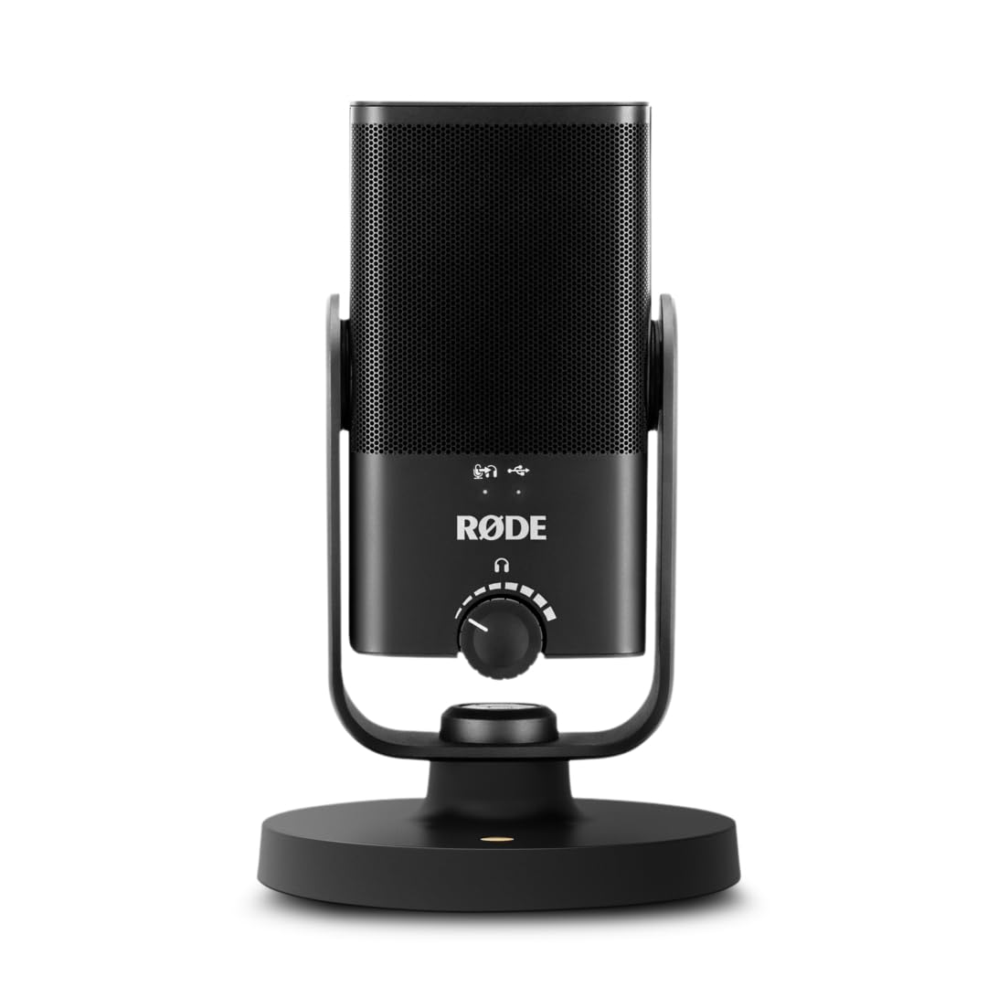 RØDE NT-USB - Micrófono, USB, 3.5 mm, negro