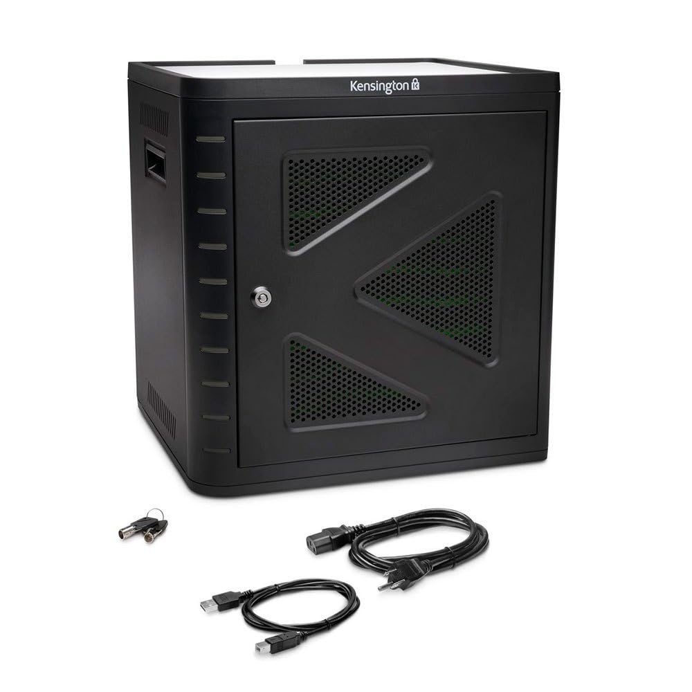 Kensington K67862EU - Armario de Carga y sincronización (Espacio para hasta 10 tabletas) Color Negro