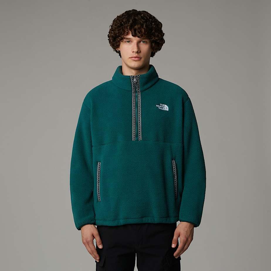 THE NORTH FACE NF0A88XR6GI M TNF FLEESKI 1/4 Zip PO Sweatshirt Hombre Deep Nori Tamaño L