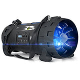 XX. Y P de 137j Altavoz Bluetooth Boom Box (NFC) con Radio FM Integrado, Entrada de batería/Audio para micrófono/Instrumento Musical/Reproductor MP3/Puerto USB Negro