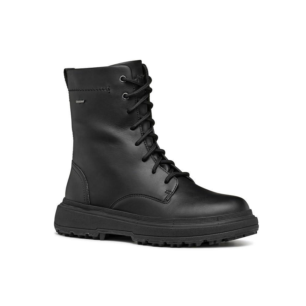 Geox D Lamidie + Grip ABX, Bota de Tobillo Mujer, Black, 40 EU