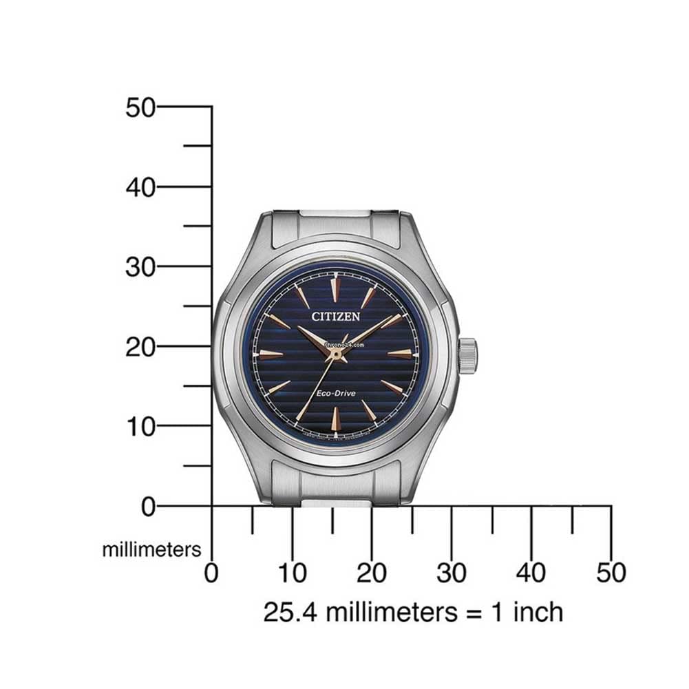 Citizen Reloj Analógico para Mujeres de Eco-Drive con Correa en Acero Inoxidable