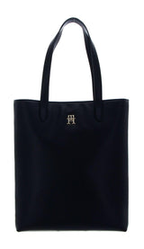 Tommy Hilfiger Mujer Bolso Tote TH Casual Slim Tote Ns con Bolsillos Interiores, Negro (Black), Talla Única