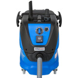Nilfisk 107412103 - Extractor de polvo, 4500 l/min, 30 l, 1400 W, 230 V, color negro y azul