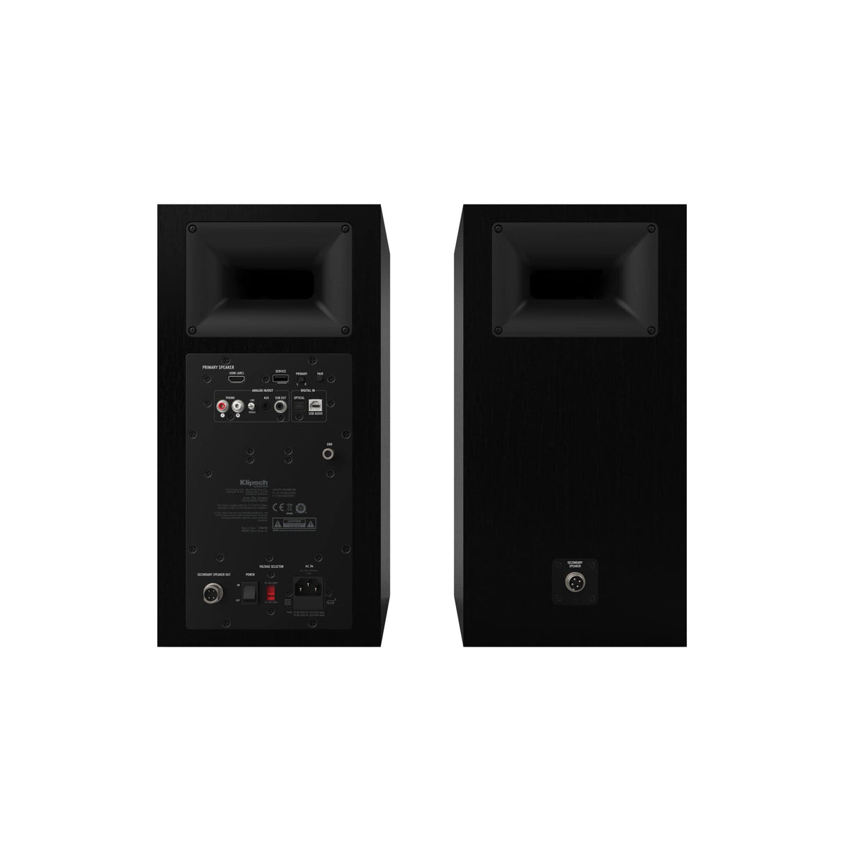 Klipsch, The Sevens, monitores alimentados, Black