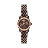 Michael Kors Reloj Lexington para Mujer, 26mm Movimiento de Cuarzo a Tres Agujas con Correa de Acero Inoxidable, Marrón Madera, 26 mm