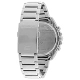 Casio Reloj Solar Hombre 48.00mm con dial Análogico-Digital Negro y Correa de Pulsera de Metal Plata ECB-900DB-1AER