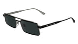 Calvin Klein Unisex Adult Sunglasses CK24111S - Matte Black with Solid Grey Lens
