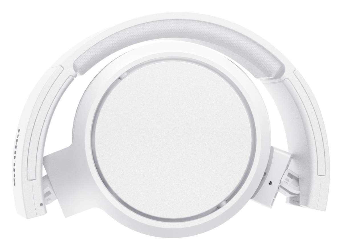 PHILIPS Auriculares Inalámbricos de Diadema con Micrófono/Bluetooth, Aislamiento de Sonido, 29h de Reproducción, Carga Rápida/Cascos Inalámbricos H5205WT/00, Blanco (White)