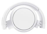 PHILIPS Auriculares Inalámbricos de Diadema con Micrófono/Bluetooth, Aislamiento de Sonido, 29h de Reproducción, Carga Rápida/Cascos Inalámbricos H5205WT/00, Blanco (White)