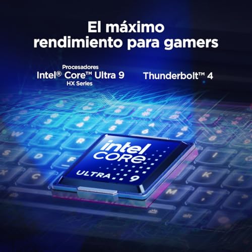 Lenovo Legion Pro 7 Gen 10 - Portátil Gaming IA, 16" WQXGA OLED (Intel Core Ultra 9 275HX, NVIDIA GeForce RTX 5080, 240 Hz, 64 GB RAM, 1TB SSD, Wi-Fi 7, Sin Sistema Operativo) Teclado RGB - Negro