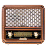 Camry CR1188 Radio Retro Am/FM, Bluetooth, Sintonizador de Frecuencia Manual, Puerto USB, Carcasa Madera Diseño Vintage