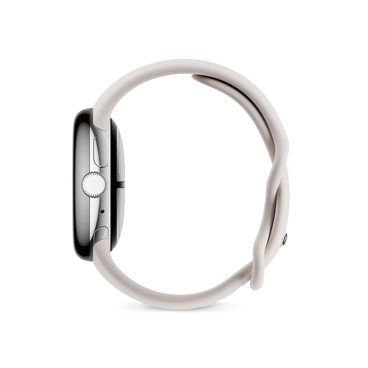 Google Pixel Watch 2 con Fitbit y Google - Control de frecuencia cardiaca, gestión del estrés y seguridad - Smartwatch Android - Caja de aluminio en tono plata - Correa deportiva en porcelana - Wi-Fi