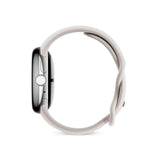 Google Pixel Watch 2 con Fitbit y Google - Control de frecuencia cardiaca, gestión del estrés y seguridad - Smartwatch Android - Caja de aluminio en tono plata - Correa deportiva en porcelana - Wi-Fi