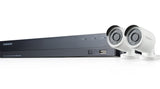 Samsung - SDH-B73023BFP - Kit de Video vigilancia con Grabador 4 Canales y 2 cámaras, Color Blanco