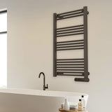 Cecotec Radiador Toallero Eléctrico Bajo Consumo ReadyWarm 9200 Smart Towel Black. 750 W, Pantalla LED, Control táctil, Temporizador, 3 Modos, Sistemas de Seguridad